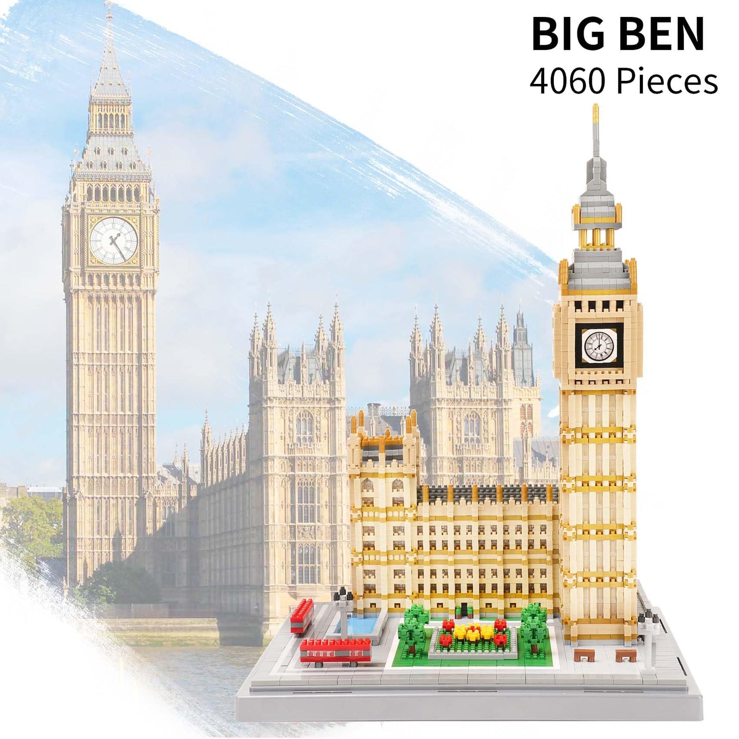 LULUFUN – Louvre Building Blocks Set (3377 pièces)