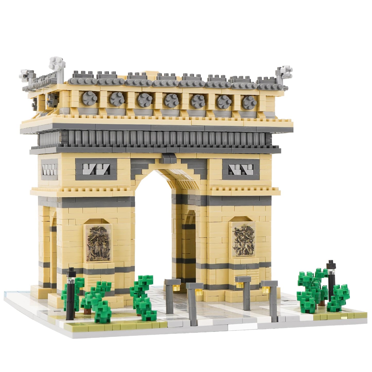 LULUFUN – Louvre Building Blocks Set (3377 pièces)