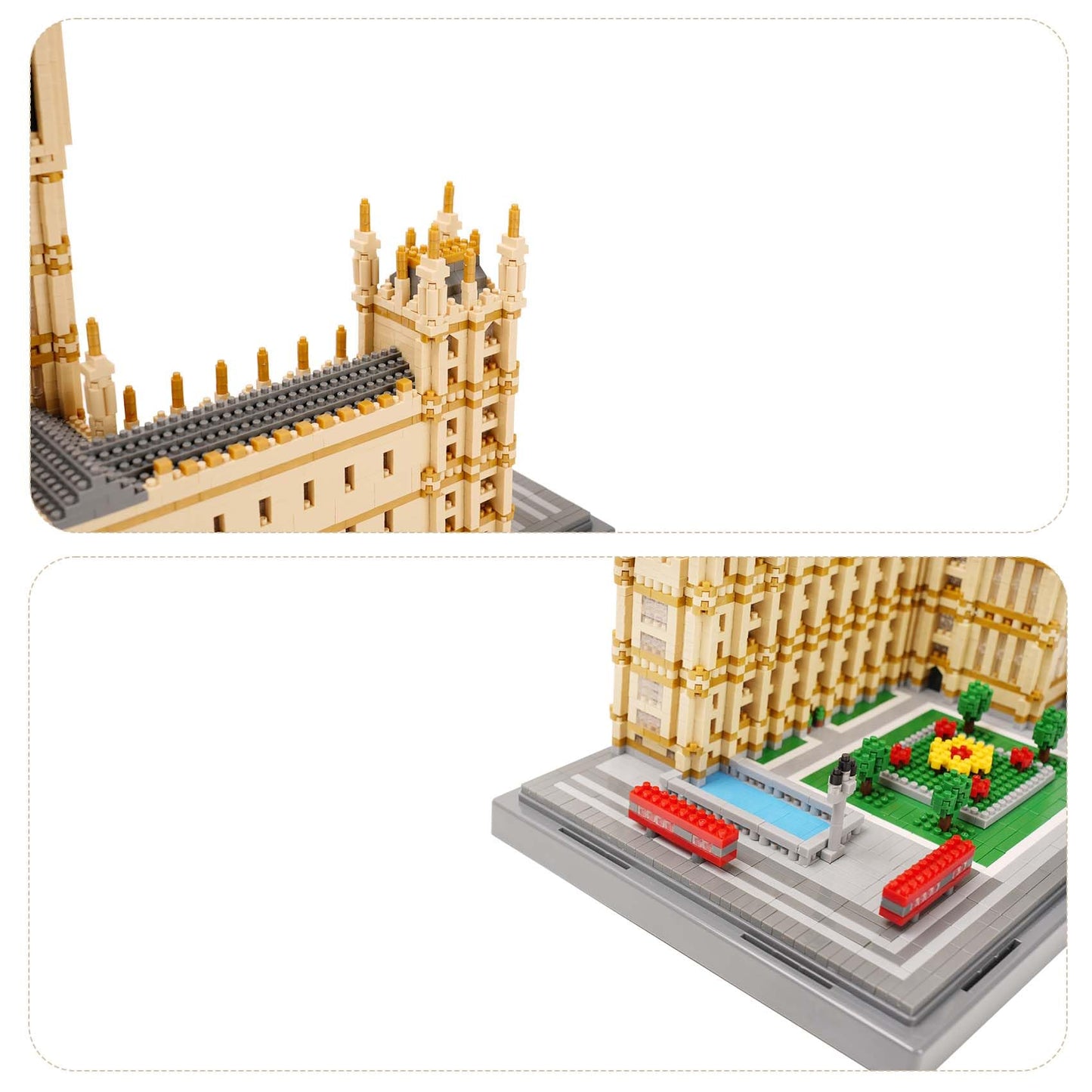 LULUFUN – Louvre Building Blocks Set (3377 pièces)
