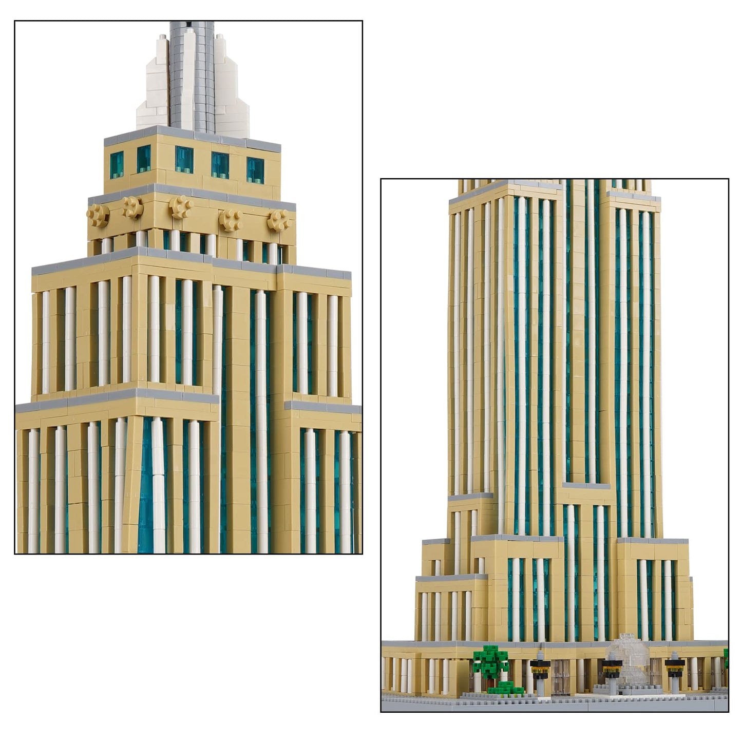 LULUFUN – Louvre Building Blocks Set (3377 pièces)