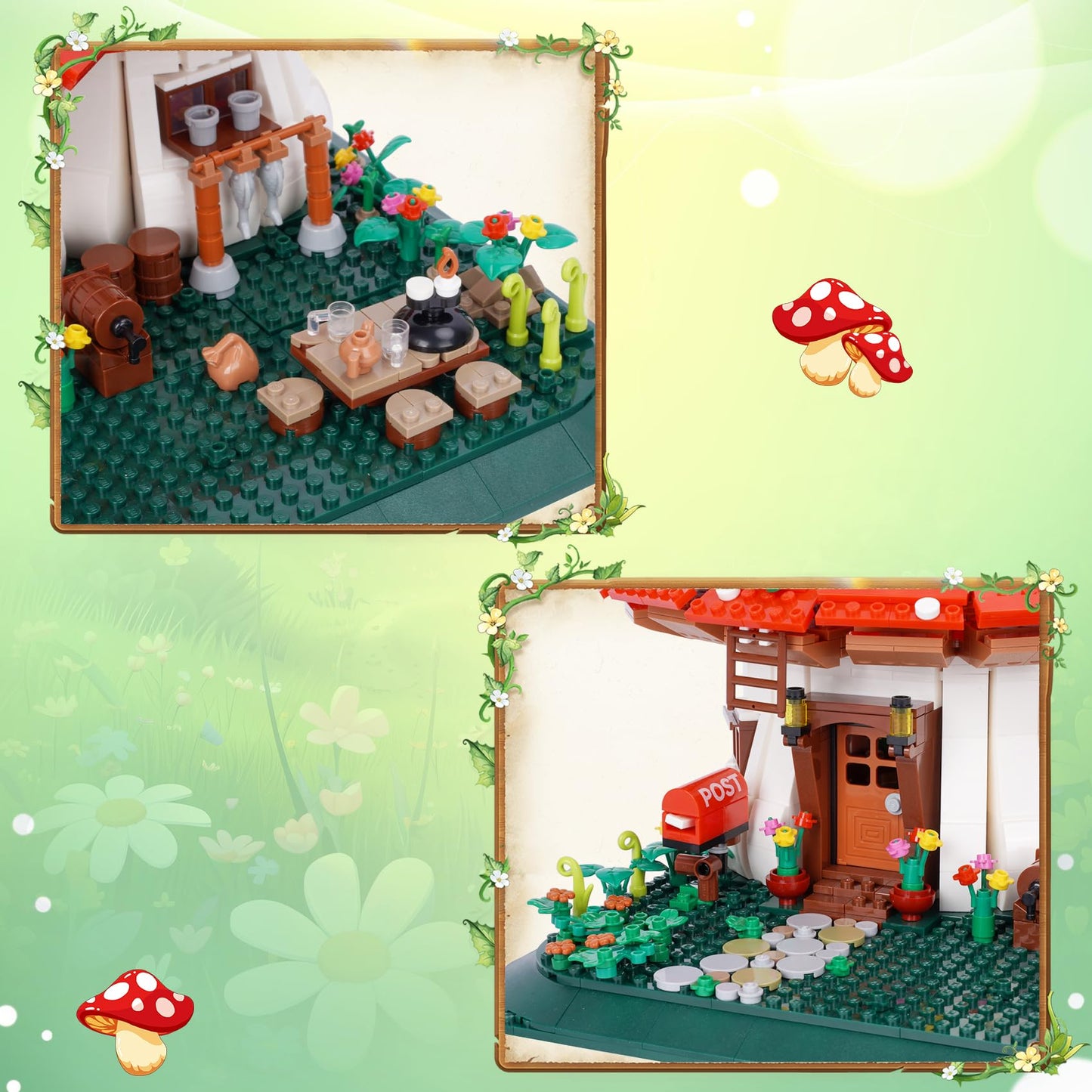 LULUFUN Blocs de Construction d'architecture, Ensemble de Mini Blocs de Construction de la Tour de Pise, Jouets Cadeaux pour Enfants et Adultes