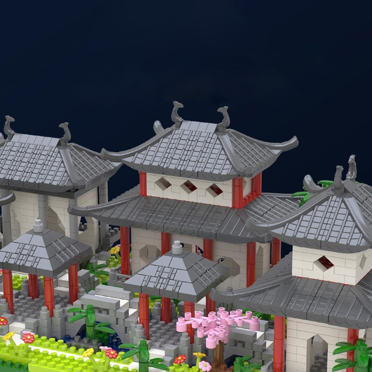 Suzhou Garden – Modular Building Blocks (5650 pièces)