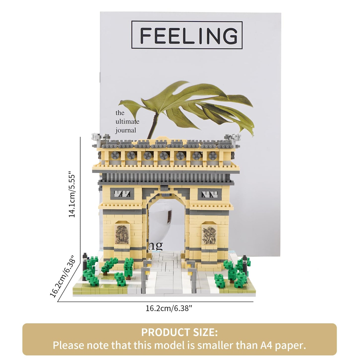 LULUFUN – Louvre Building Blocks Set (3377 pièces)