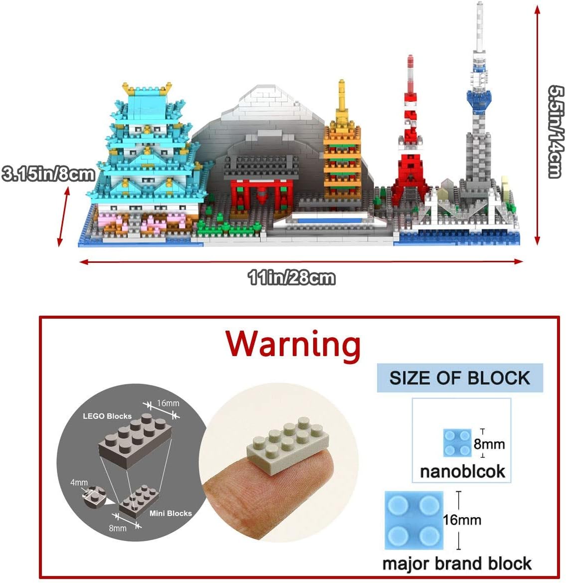 OneNext – Skyline du Japon (Nano Blocks)