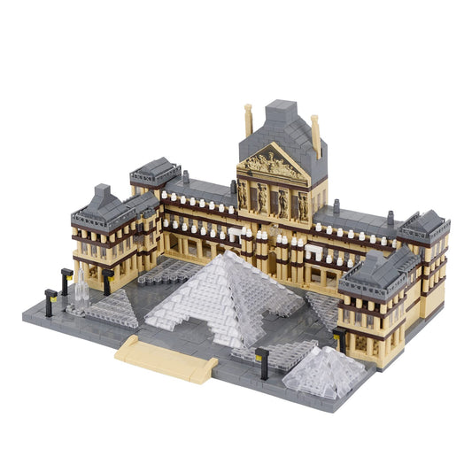 LULUFUN – Louvre Building Blocks Set (3377 pièces)