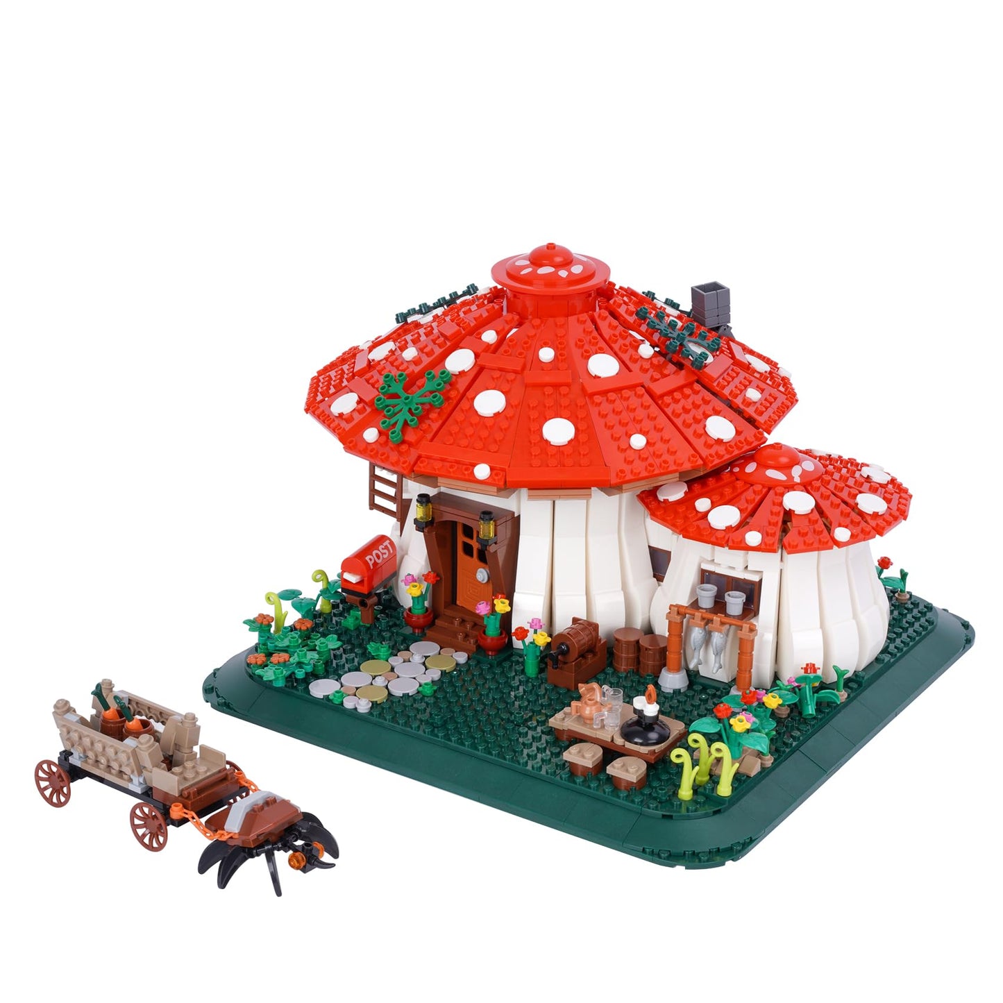 LULUFUN Blocs de Construction d'architecture, Ensemble de Mini Blocs de Construction de la Tour de Pise, Jouets Cadeaux pour Enfants et Adultes