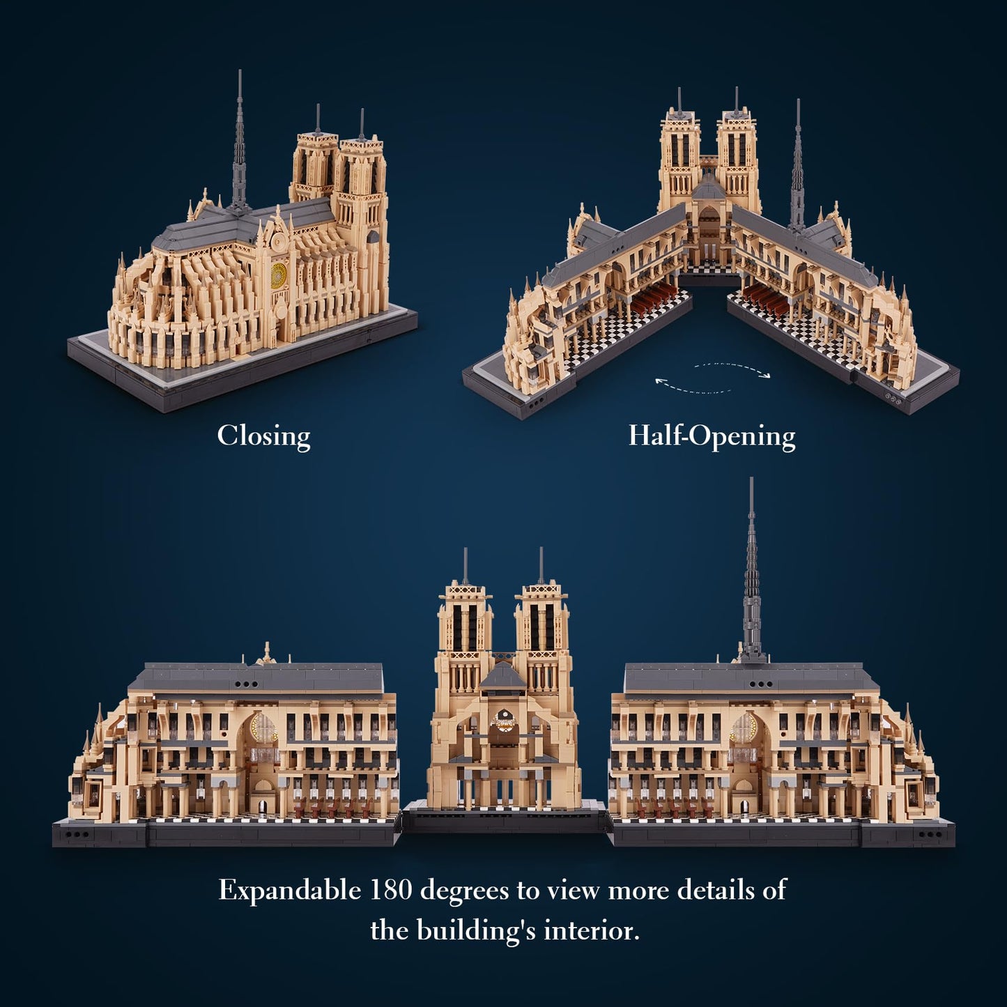 Mini Building Blocks – Église à neuf tours