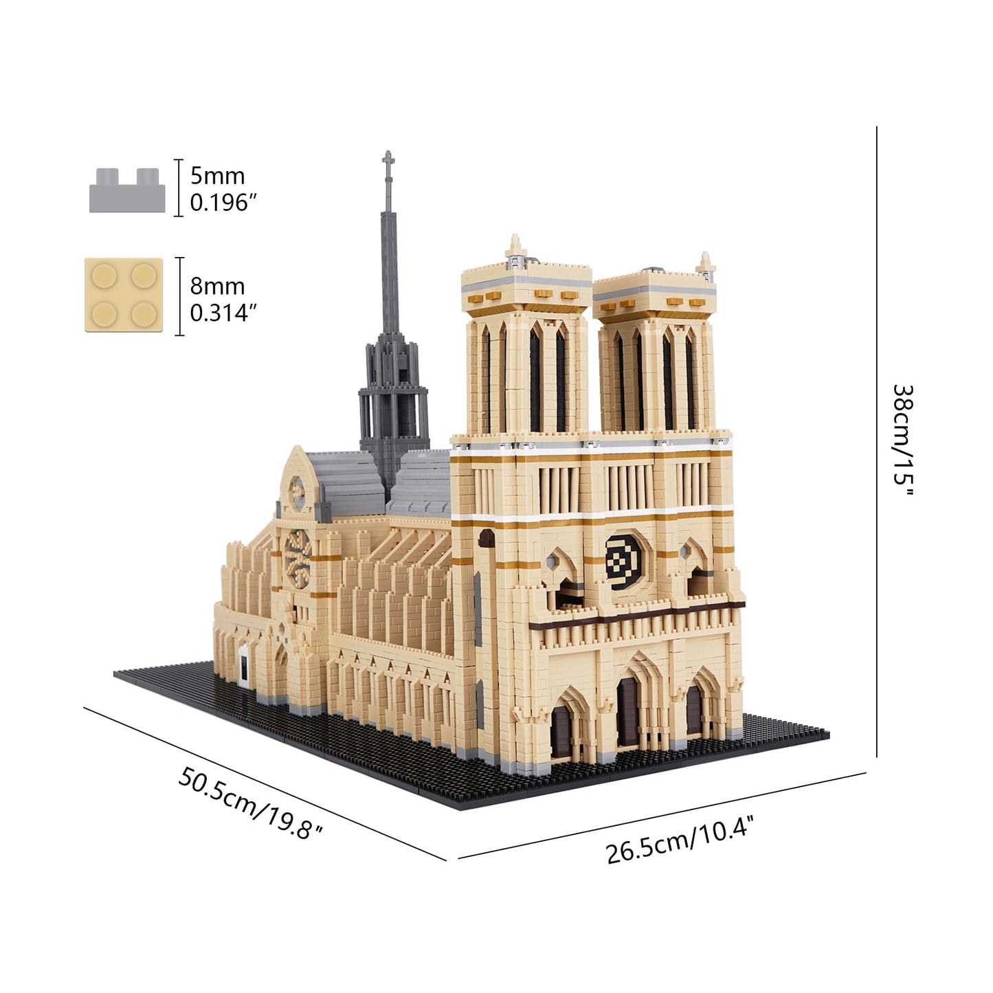 Mini Building Blocks – Église à neuf tours
