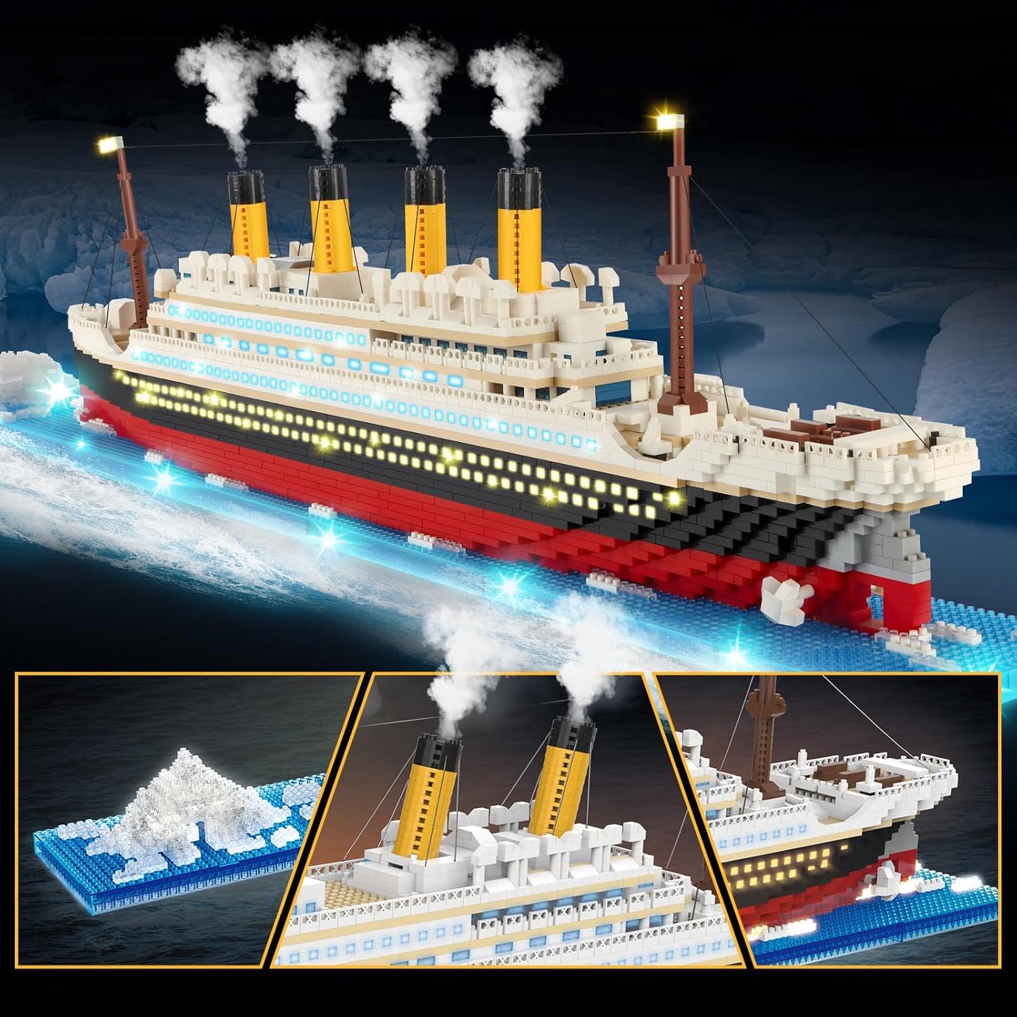 Titanic – Ensemble de blocs de construction (4100+ pièces)