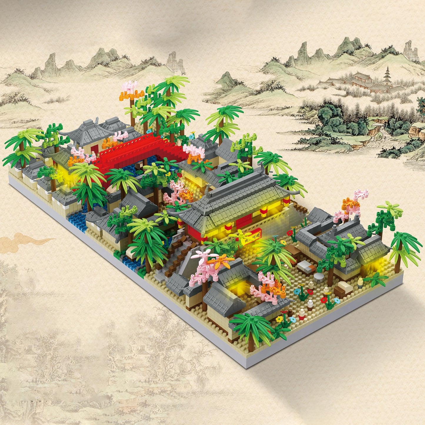 LULUFUN – Louvre Building Blocks Set (3377 pièces)