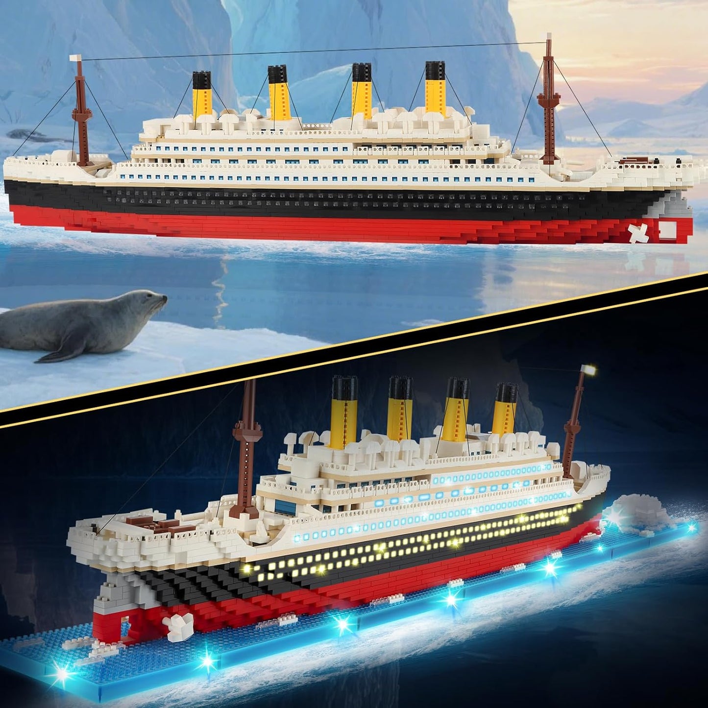 Titanic – Ensemble de blocs de construction (4100+ pièces)