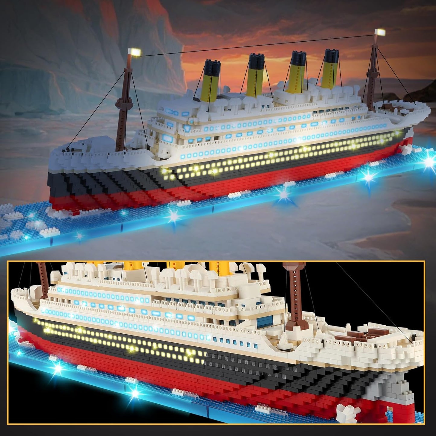Titanic – Ensemble de blocs de construction (4100+ pièces)