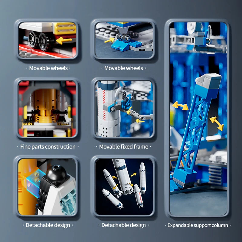 ToylinX – Launch Center & Lunar Lander (Construction Set)