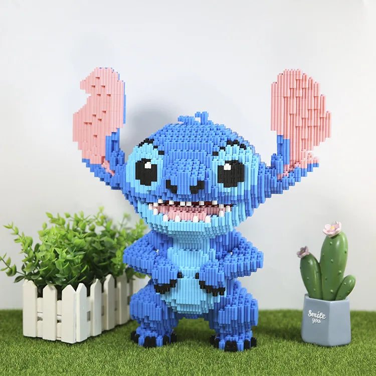 Figurine Stitch en briques – Statue décorative