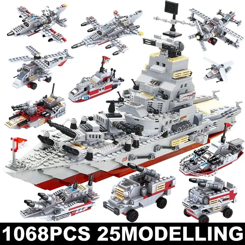 Set de construction – Chariot de guerre avions militaires
