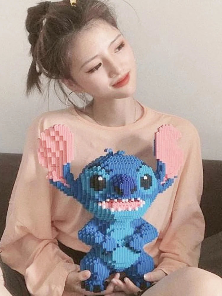 Figurine Stitch en briques – Statue décorative